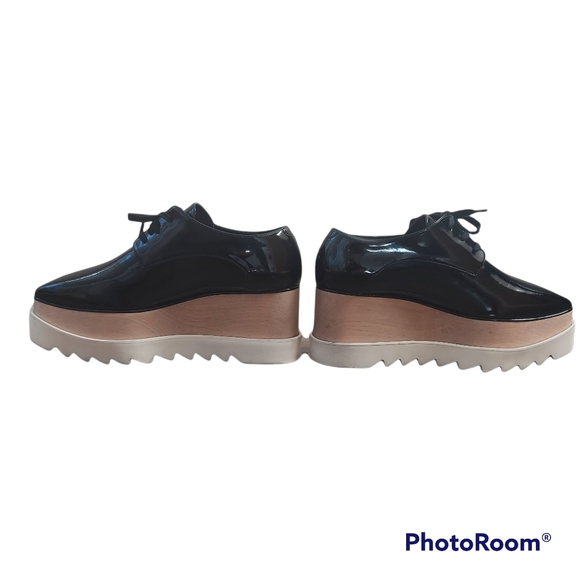 Stella McCartney Elyse Vegan Platform Oxfords - Picture 7 of 11